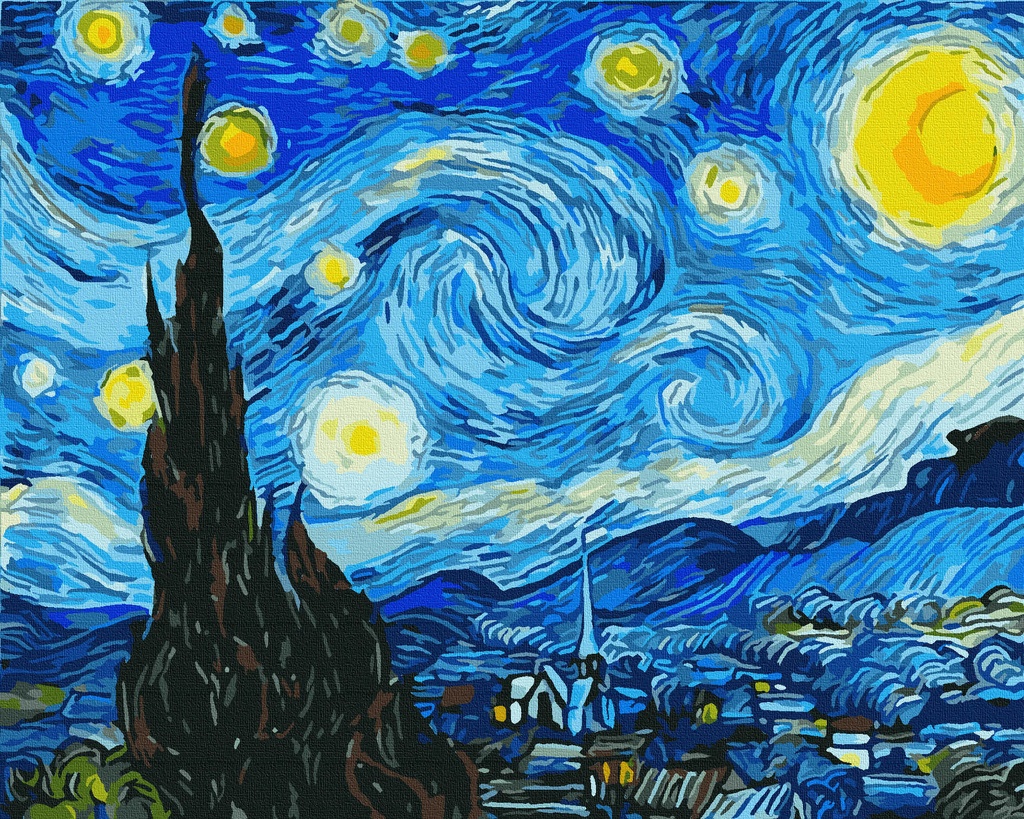 La noche estrellada - Van Gogh