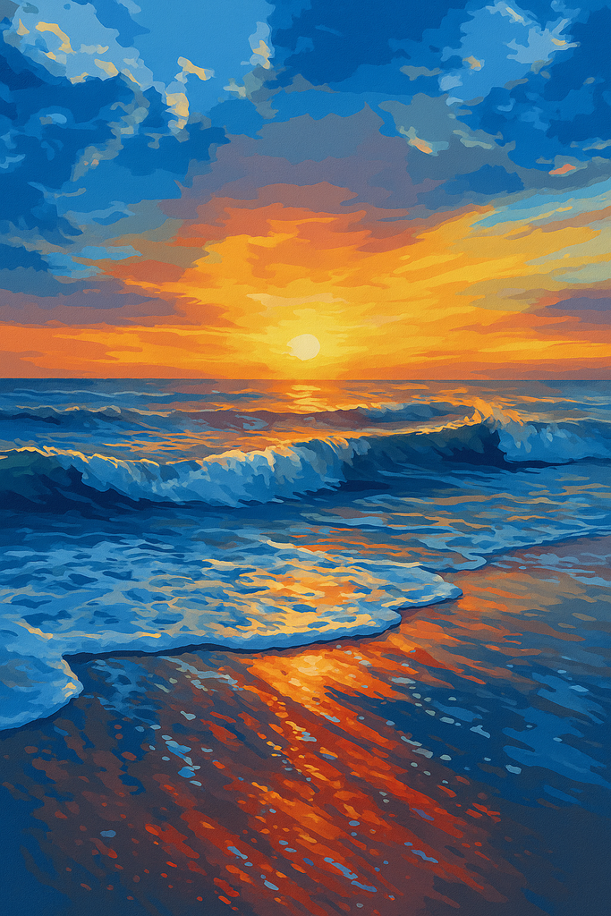 Atardecer Junto al Mar