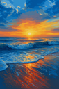 Atardecer Junto al Mar