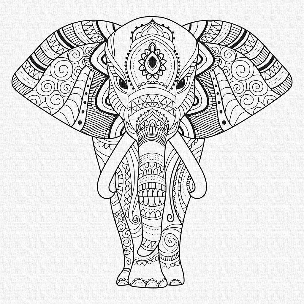 Elefante Mandala