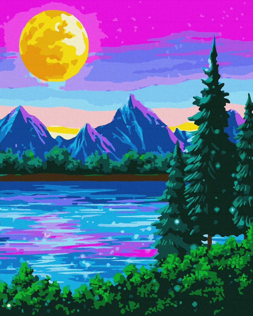 Paisaje de Luna Llena