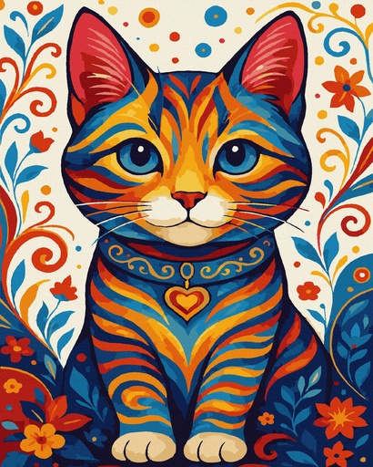 Colorful Cat
