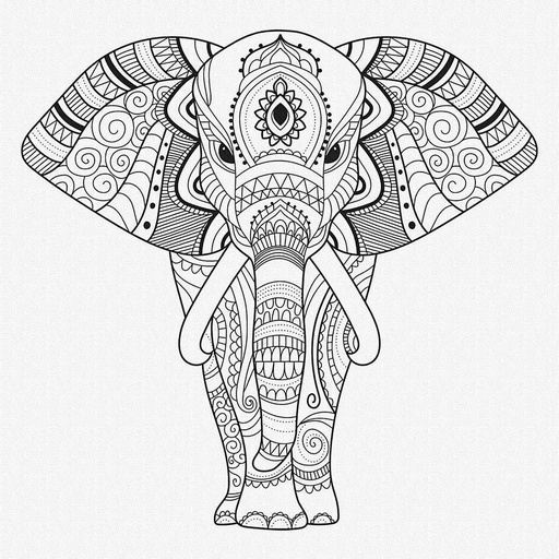 Elefante Mandala